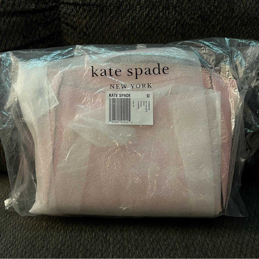 Kate Spade Monica Pebbled Leather Crossbody Bag Purse Tea Rose WKR00258 - Picture 4 of 9